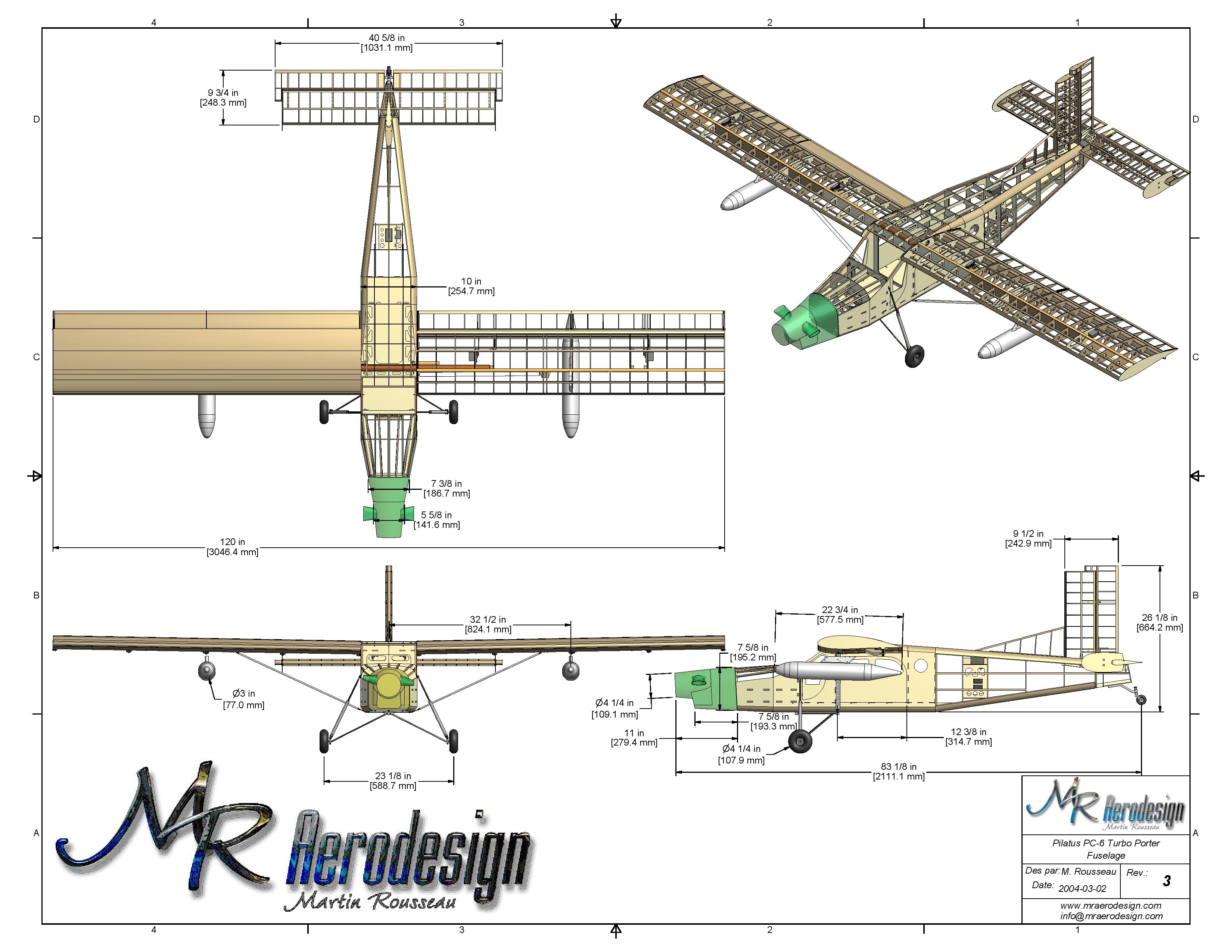 The Pilatus Porter Pc 6 Rc Airplane 1 Wingspan 1 5 2 Scale Model