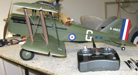 The Parkzone SE5a World War One Aircraft.